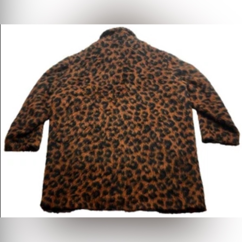 Marine Layer Leopard-Pattern Brown & Black Trench… - image 3